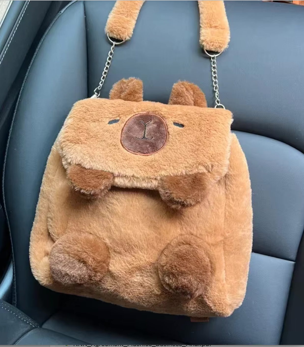 Capybara Plush Backpack [Various Styles]